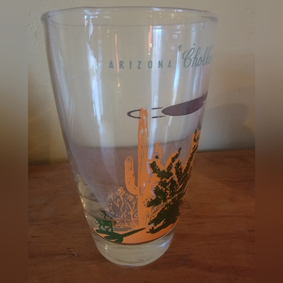 Vintage Blakely Gas Station Arizona Cholla Cactus glass - Picture 2 of 7